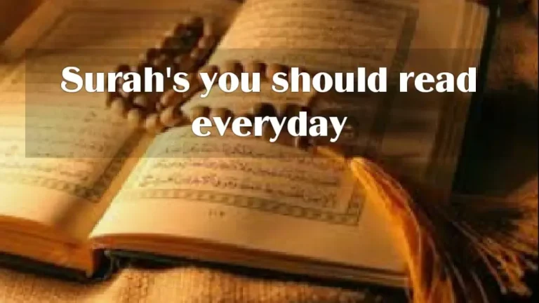 daily surah to read